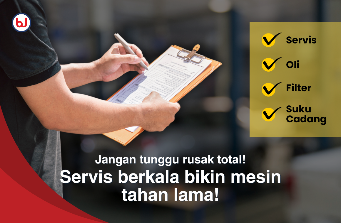 Servis berkala bikin mesin tahan lama